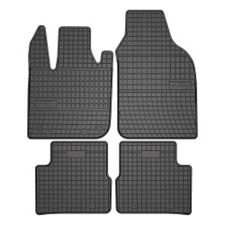 Tappetini per auto ElToro compatibili con Fiat 500e II dal 2020 in poi su misura in gomma | Note: Elettrica | Tipo Auto: Hatchback | Materiale resistente | Bordi alti protettivi